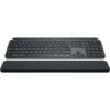 Logitech MX Keys Plus wireless illuminated keyboard with palm rest and USB-C charging