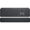 MX Keys Plus advanced wireless illuminated keyboard with backlit keys and ergonomic palm rest