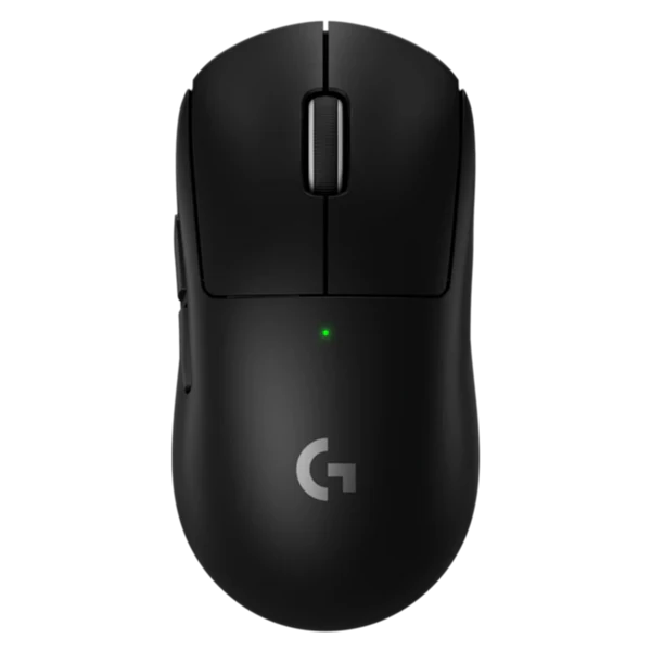 Logitech G Pro X Superlight 2 Lightspeed wireless gaming mouse in black with ultra-lightweight design and HERO 2 sensor