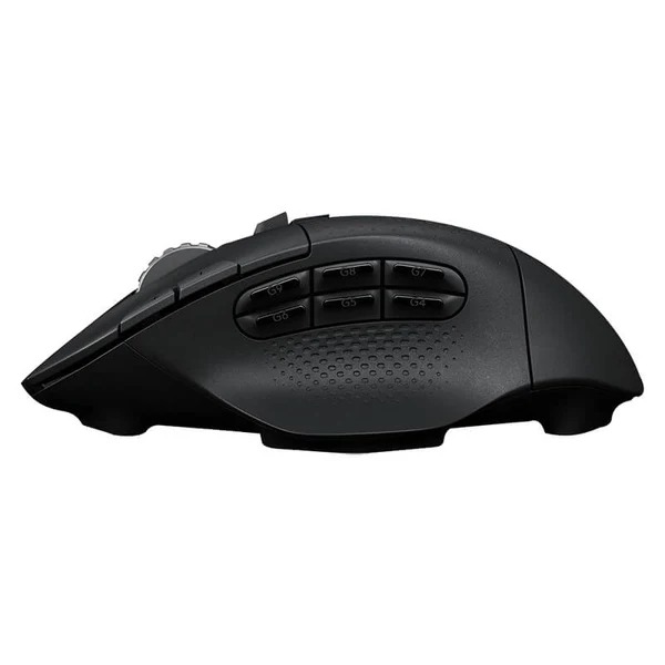 Logitech G604 gaming mouse with 15 programmable buttons and long battery life