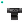 Front image of Logitech C920 Pro 1080p HD webcam, black body