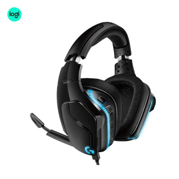 Logitech G633s Artemis Spectrum wired gaming headset, 7.1 surround sound, LIGHTSYNC RGB, professional gaming design with adjustable mic image