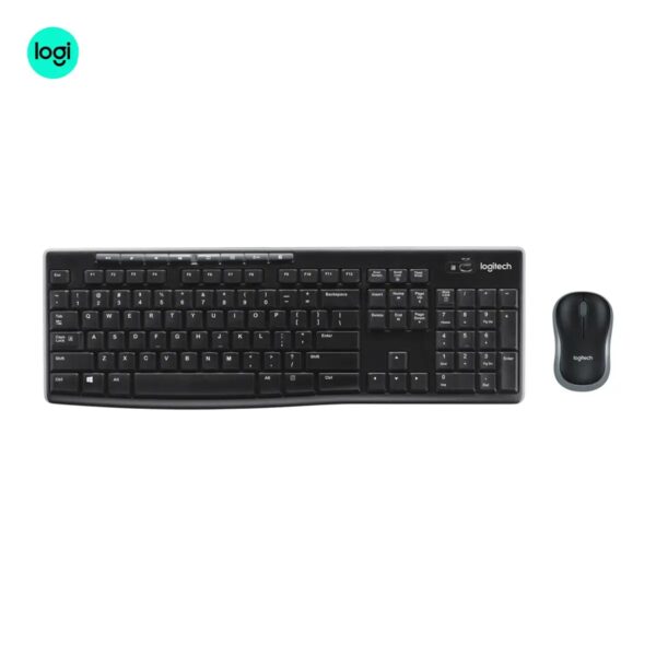 Logi MK270R black wireless keyboard with mouse pair main image