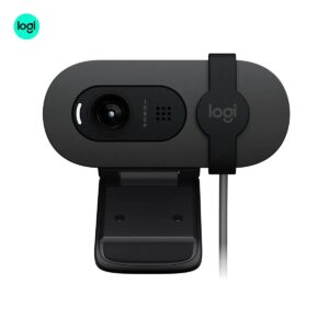 Logitech main image BRIO 100 Full HD 1080p Webcam in black