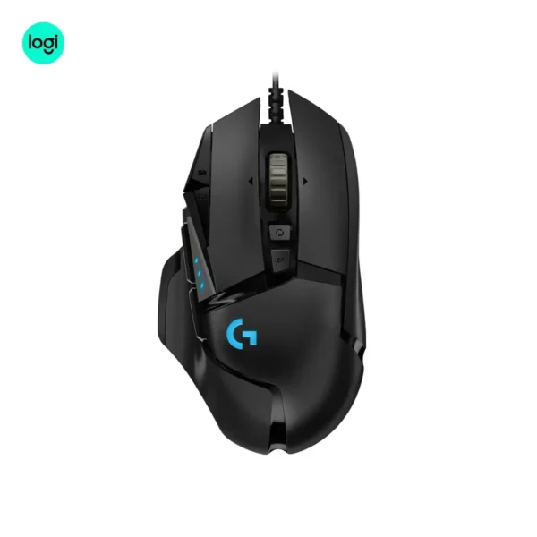 Logitech G502 HERO gaming mouse with accessible button layout - main image