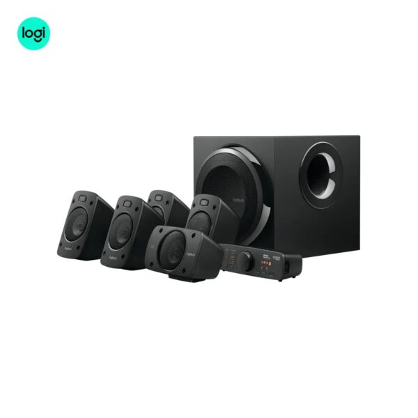 Logitech Z906 black speaker set, THX-certified, 5.1 surround, DTS sound support