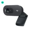 left side image of C505 Logitech 720p HD webcam, graphite, with extended mic