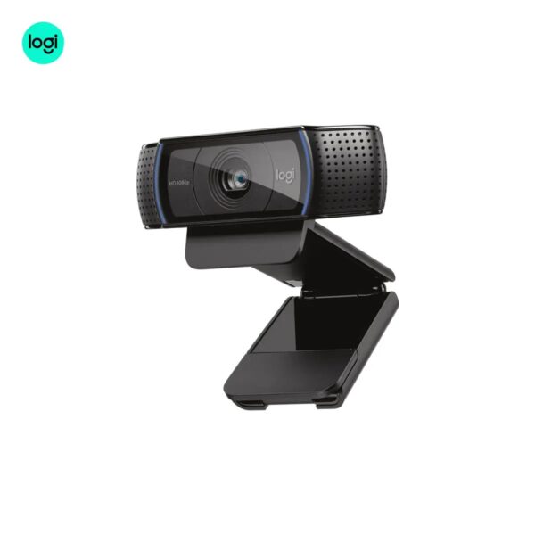C920 Pro Logitech HD webcam, black, high-definition video