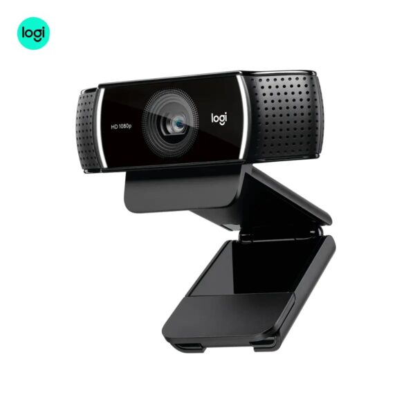 Full HD Logitech C922 Pro Stream Webcam 1080p webcam black
