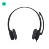 Main image of Logitech H151 wired headphones, black, stereo sound, multi-platform compatibility