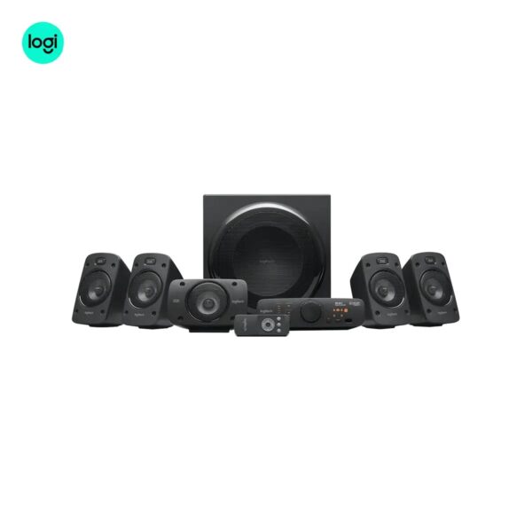 main image of Logitech Z906 THX-certified 5.1 surround sound speaker system, Dolby Digital, black