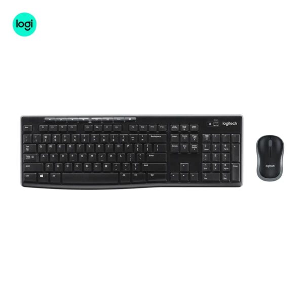 Logitech MK275 black-grey keyboard and wireless mouse main image