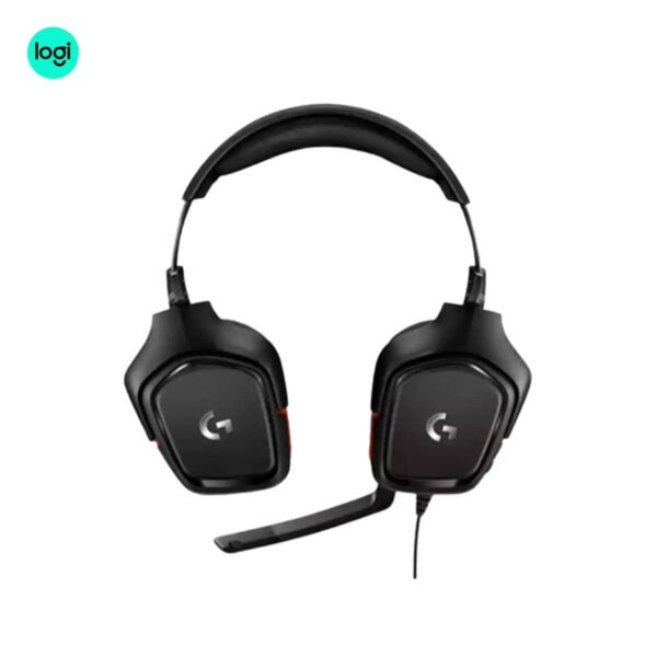 Logitech G331 Stereo red-black Gaming Headset front image