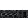 Logitech G413 SE mechanical Gaming keyboard - compact design, black chassis, red backlit keys, USB-C
