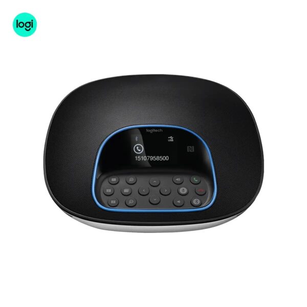GROUP conference logitech camera system, black, professional-grade video and audio for meetings