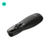 Black Logitech R400 remote for basic slide navigation