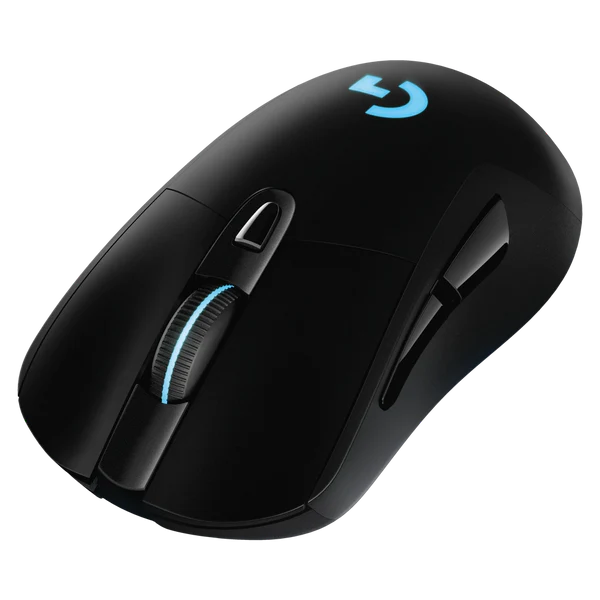 Wireless Logitech G703 gaming mouse with RGB lighting and fast response - Logitech Pakistan