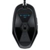 Ergonomic Logitech G302 Daedalus Prime mouse designed for MOBA gamers - back view image