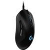 RGB Logitech G403 HERO sensor mouse with braided cable for PC gaming