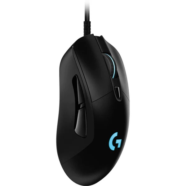 RGB Logitech G403 HERO sensor mouse with braided cable for PC gaming