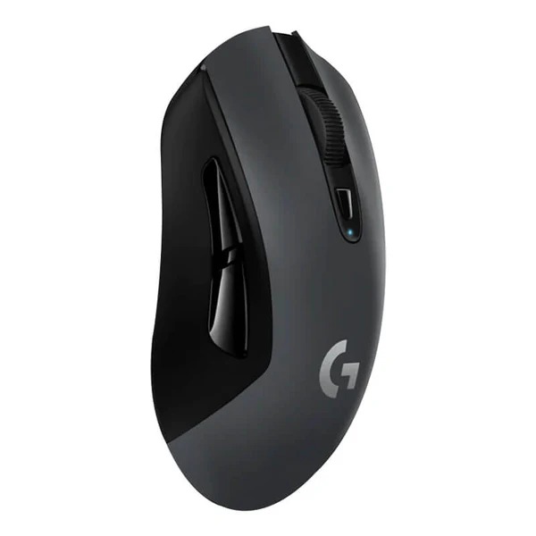 Ergonomic Logitech G603 gaming mouse with Lightspeed wireless technology - side view