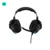 Front view of Logitech G633s Artemis Spectrum wired gaming headset, 7.1 surround sound, RGB lighting