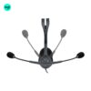 Logitech H111 stereo headset with adjustable mic, 3.5mm plug