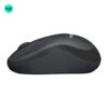 Wireless Logitech M220 Silent mouse with USB receiver for laptops and PCs - Side view