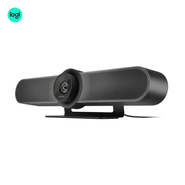 Half tilt view of Logitech MeetUp Video Conference Camera