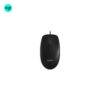 Logitech MK120 USB wired mouse in black front image