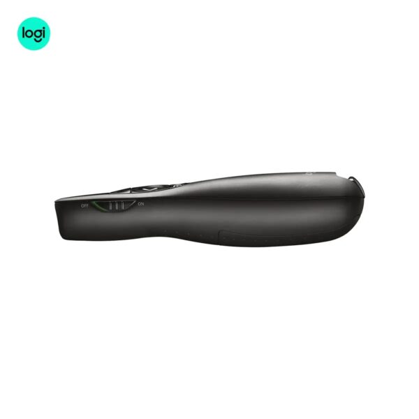 Logitech R400 wireless laser presentation remote side image