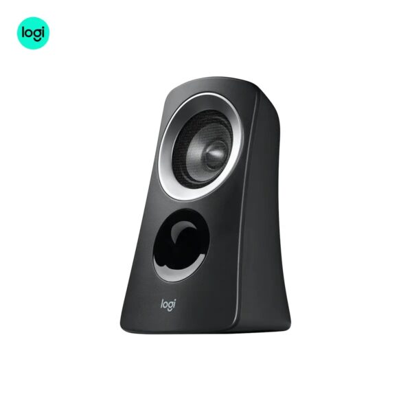 Logitech Z313 speakers and subwoofer set, charcoal 2.1 audio system left image