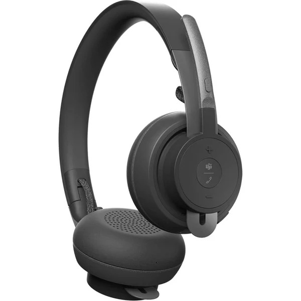 Microsoft Teams version Zone Wireless headset Black side image Logitech-Pakistan