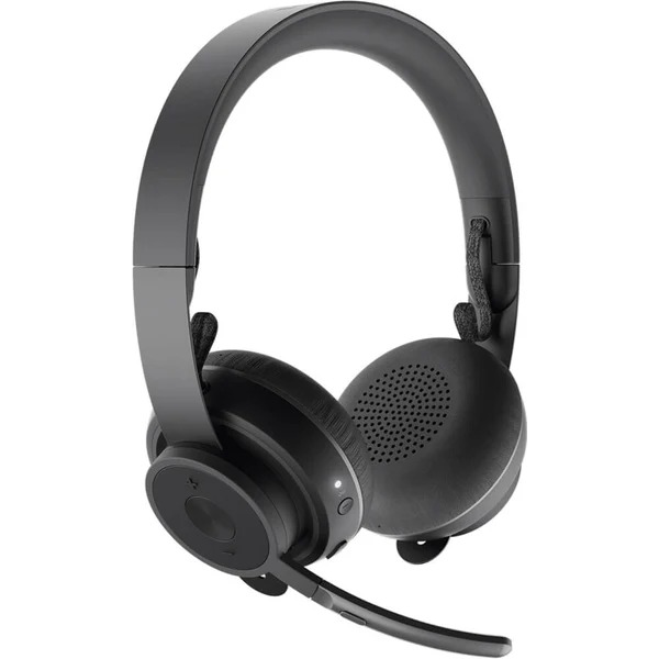 Black Logitech Zone Wireless Bluetooth Headset UC Version