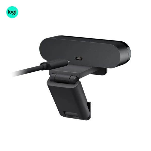 Logitech BRIO 4K Ultra HD Streaming Webcam black back image
