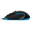 Logitech G300s lightweight wired mouse for gamers with customizable buttons - side view image