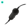 Logitech H151 Stereo Headset multi device with in line controls in black