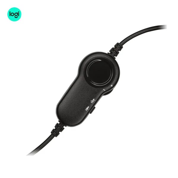 Logitech H151 Stereo Headset multi device with in line controls in black