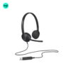 Logitech H340 USB computer headset, noise-reducing microphone, digital audio, black-grey