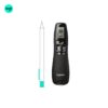 Wireless Logitech R800 presentation remote, business edition, black