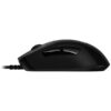 Wired Logitech G403 LIGHTSYNC mouse for esports gaming with precise tracking - Side view image