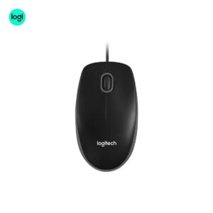 Durable Logitech B100 Optical USB Mouse with Smooth Cursor Control