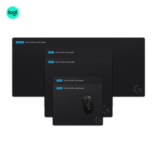 Logitech G240 Cloth Gaming Mouse Pad – Smooth Fabric Surface