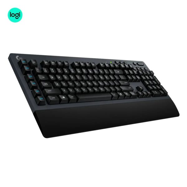 Logitech G613 wireless mechanical gaming keyboard with palmrest - easy to type on