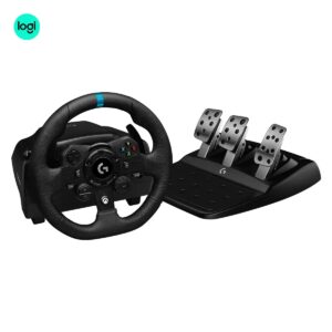 Logitech G923 TRUEFORCE Racing Wheel and Pedals – Complete Racing Simulator Setup