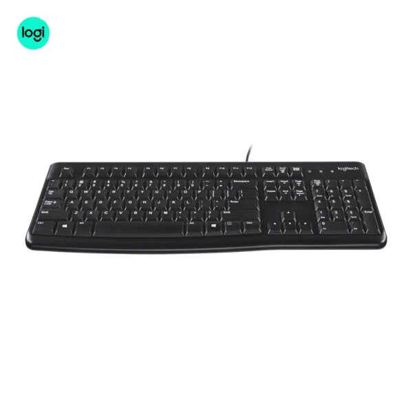 Logitech K120 durable USB keyboard for everyday typing