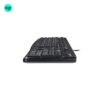 Office setup with Logitech K120 USB keyboard