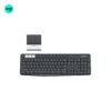 Logitech K375s multi-device wireless keyboard with adjustable stand and cradling for devices
