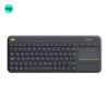 Logitech K400 Plus Wireless Touch Keyboard with Built-in Touchpad – Black