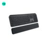 Logitech MX Keys S advanced wireless keyboard featuring backlit keys, sculpted layout, and built-in palm rest